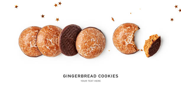 istock Gingerbread christmas cookies 1290232365