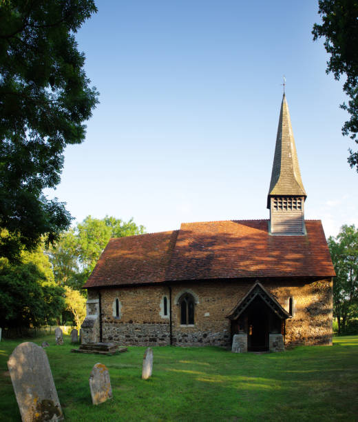 istock landscape image of a small church 1290234587