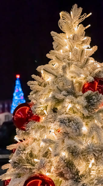 istock Christmas tree with decorations, new year's eve. 1290245989