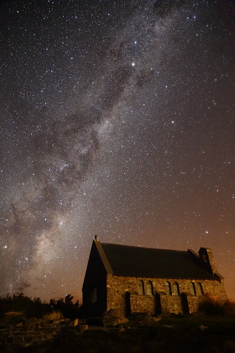 Starry night in Lake Tekapo, New Zealand