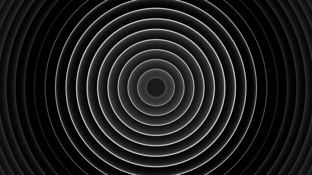 istock Abstract neon background of circles 1290250192
