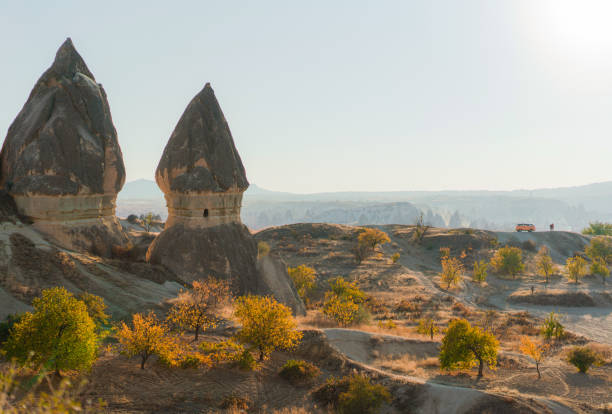 Scenic view of Cappadocia in Turkey