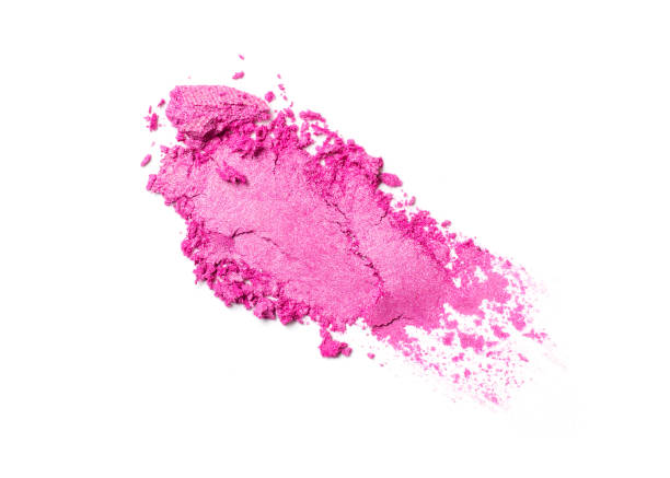 istock Broken bright blusher or eyeshadow as sample of cosmetic product 1290253472