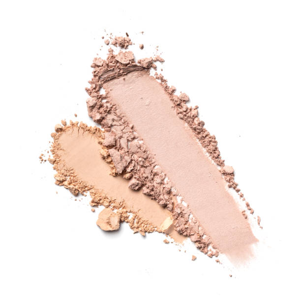 istock Broken color eyeshadow as samples of cosmetic beauty products 1290254117