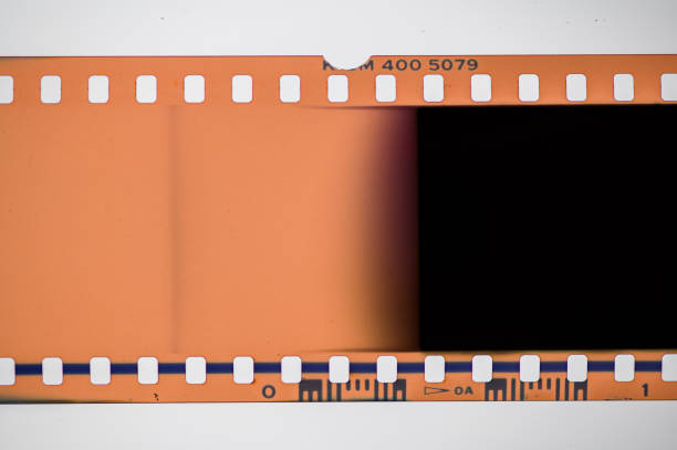 istock Orange Film Light Leaks 1290254620