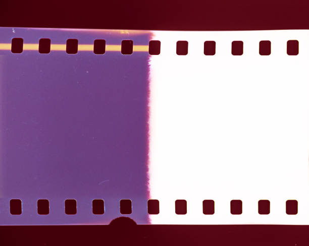 istock Film strip texture background 1290255218