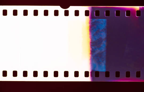 istock Film strip texture background 1290255347