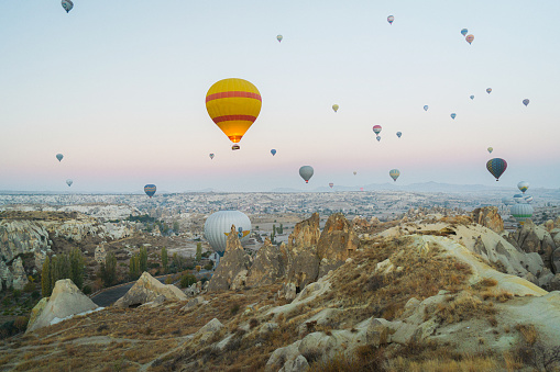 Scenic  view of Cappadocia in Turkey