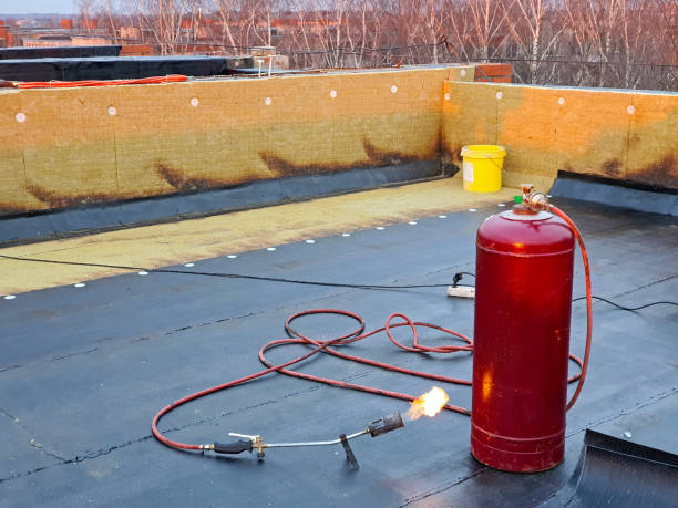 istock a stone wool insulation and waterproofing on the roof 1290257127