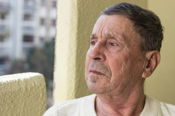 istock Elderly man lost in thought 1290266296