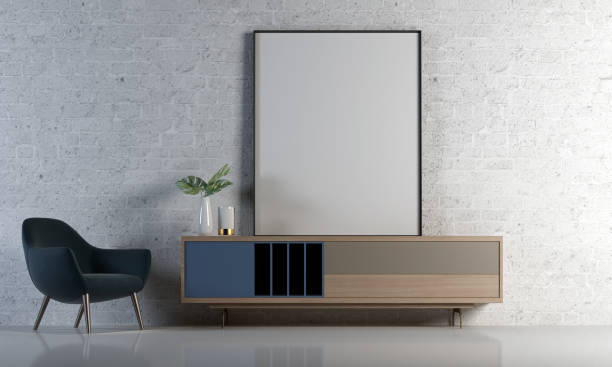 istock Modern cozy living room and wall texture background interior design 1290272105