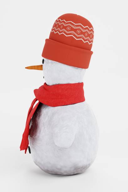 istock Realistic 3D Render of Snowman 1290277462