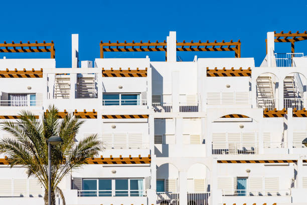 istock Spanish resort white buildings 1290280322