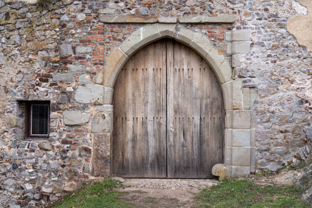 medieval wooden door