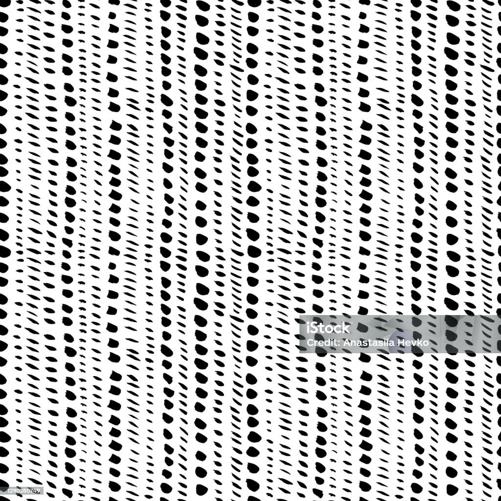 Vertical Dashes Vertical Dots And Dashes Seamless Pattern Stock Illustration - Download ...