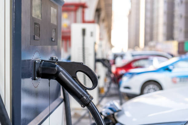 istock Electric vehicle charging station 1290281645
