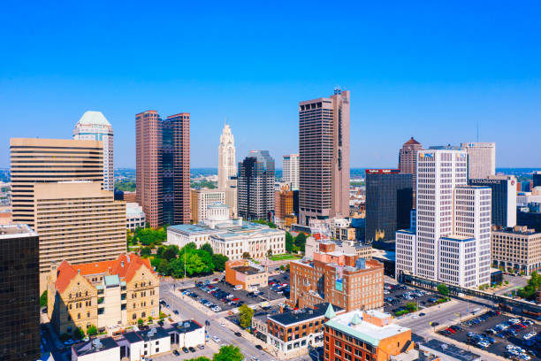 istock Aerial view of Downtown Columbus Ohio 1290285351
