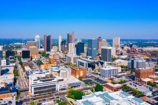 istock Aerial view of Downtown Columbus Ohio 1290285357