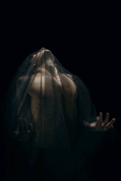 istock Graceful classic ballet dancer dancing isolated on dark studio background. The grace, artist, movement, action and motion concept. 1290288085
