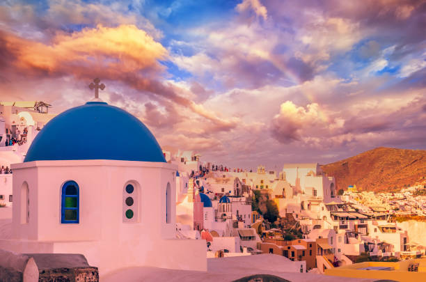 istock Oia town, Santorini Cyclade islands, Greece 1290305098