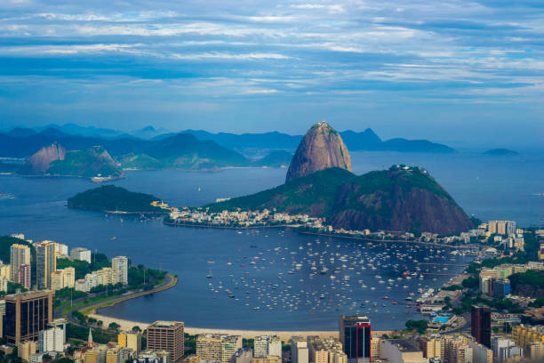 istock Beautiful Panoramic view of Sugar Loaf and Botafogo Bay 1290324454