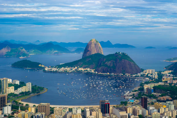 istock Beautiful Panoramic view of Sugar Loaf and Botafogo Bay 1290324455