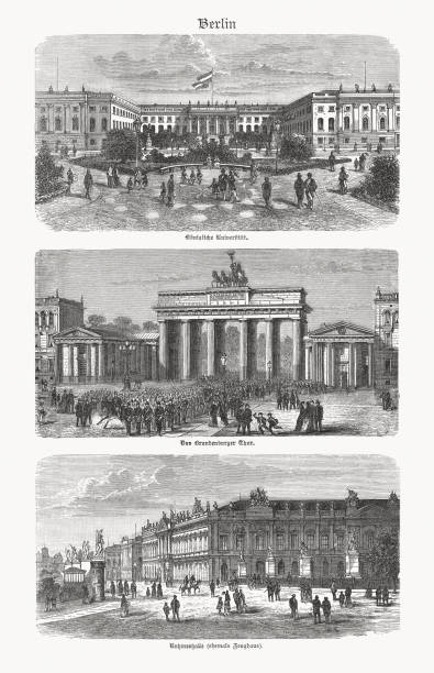 istock Historical views of Berlin, Germany, wood engravings, published in 1893 1290324849