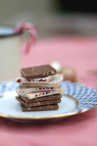 czekolada i boże narodzenie decor - hard candy candy old fashioned stack zdjęcia i obrazy z banku zdjęć