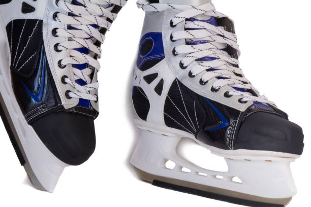 istock Comfortable men's skates isolated on a white background. 1290336903