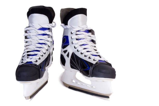 istock Comfortable men's skates isolated on a white background. 1290336905