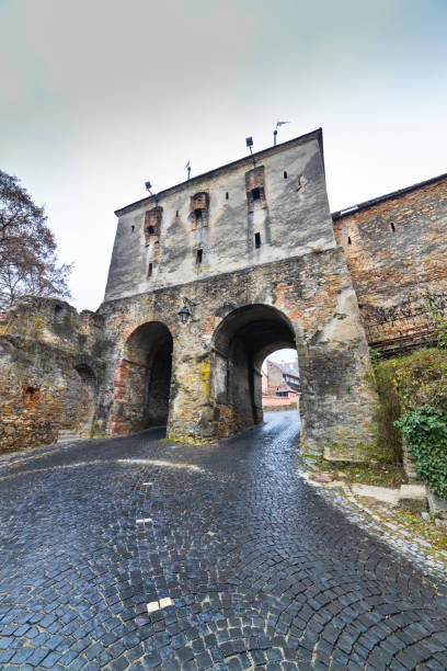 istock Sighisoara - medieval old town in Transylvania 1290338232