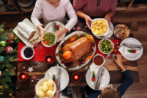 istock Traditional Christmas Duck Holiday Dinner 1290338740