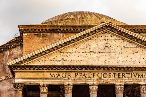 Pantheon - former roman church in Rome, Italy.