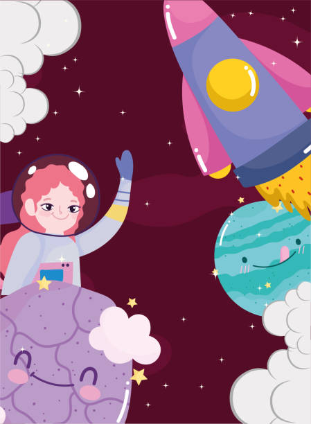 istock space astronaut girl adventure ufo planets cute cartoon 1290346896