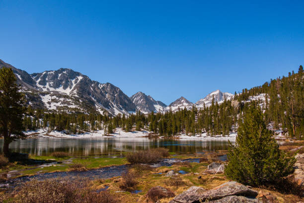 istock Mountains and a lake in the eastern Sierra Nevada 1290348312