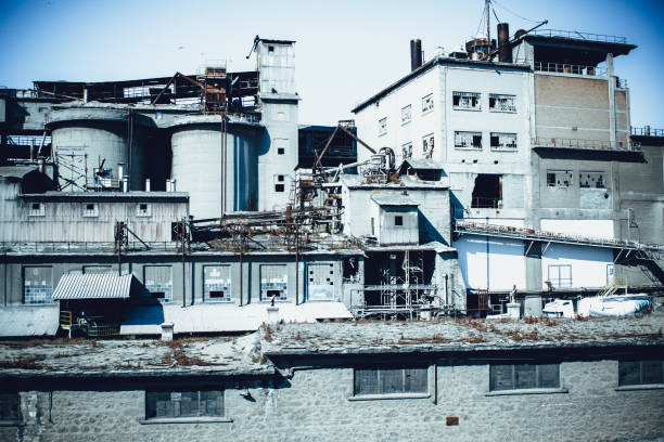 istock Abandoned factory in Keratsini 1290368019