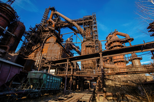 Blast furnace equipment of the metallurgical plant