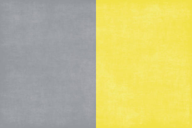 Colors of the Year 2021 Ultimate Gray Illuminating Yellow Grunge Concrete Abstract Texture Trendy Background Sunny Light and Shadow Shade Pattern Frame Copy Space Colors of the Year 2021 Ultimate Gray Illuminating Yellow Grunge Concrete Abstract Texture Trendy Background Sunny Light and Shadow Pattern Copy Space Design template for presentation, flyer, card, poster, brochure, banner color block stock pictures, royalty-free photos & images