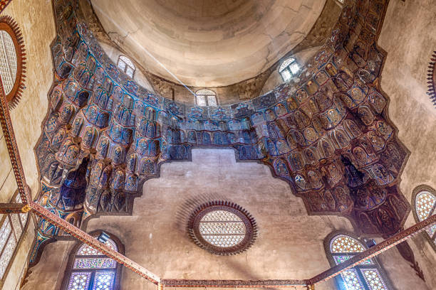 bâtiments / monuments - cairo mosque egypt inside of photos et images de collection