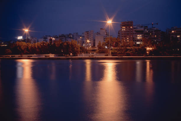 istock View of Piraeus in Greece at night 1290381558
