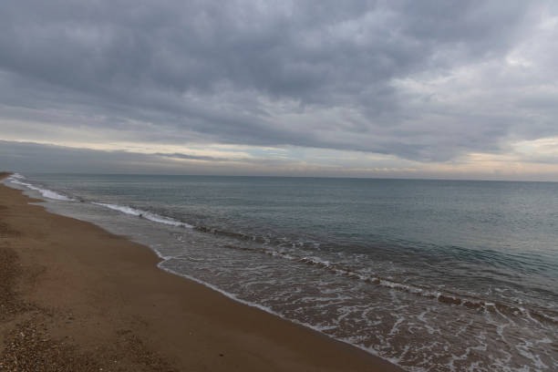 istock beautiful sea view and cloudy sky 1290385504