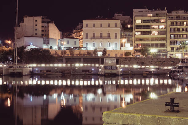 istock View of Piraeus in Greece at night 1290389109
