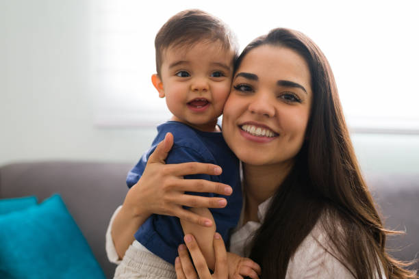 istock Proud mother with her son 1290398163
