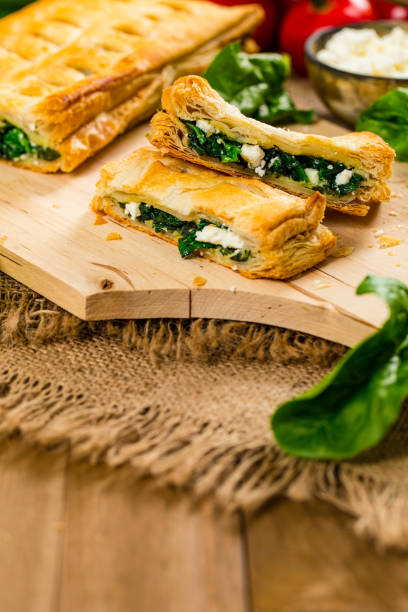 istock Puff Pastry Filled with Spinach and Ricotta Cheese 1290399892