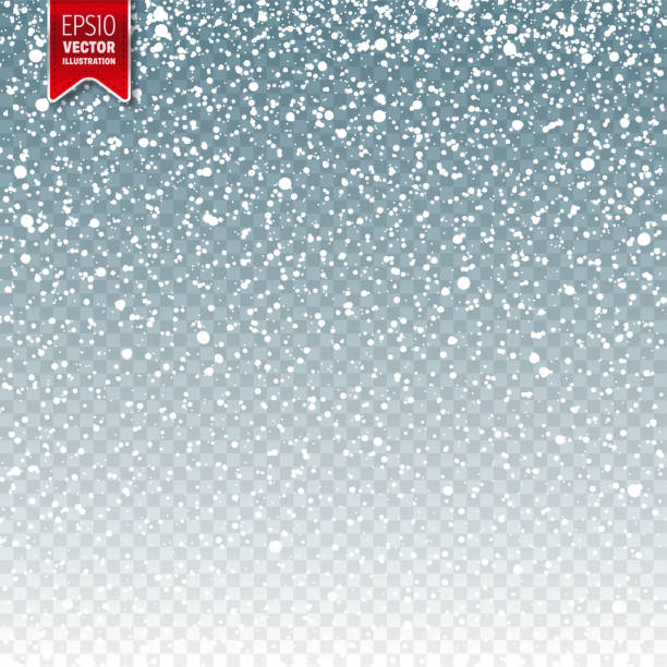 ilustraciones, imágenes clip art, dibujos animados e iconos de stock de nieve con copos de nieve. fondo azul de invierno para las vacaciones de navidad o año nuevo. efecto de nieve que cae. tormenta de escarcha, nevadas, hielo - backgrounds black glitter multi colored