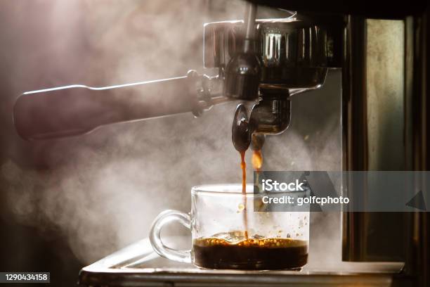 Espresso Machine Stock Photo - Download Image Now - Drinking, Cafe, Brewery