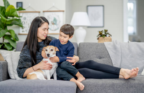 istock Mother and son enjoying family time 1290438106