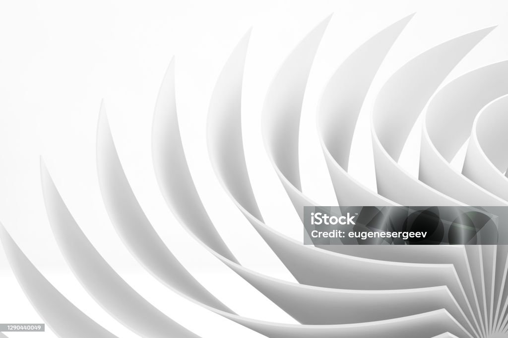 Cgi Abstract Objects Abstract White Cgi Background Parametric 3d Object Stock Photo ...