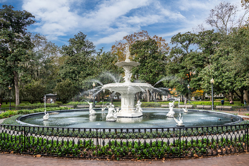 Savannah Georgia Park Plaza