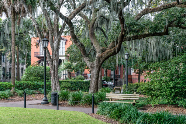 istock Savannah Georgia Town Square 1290440848